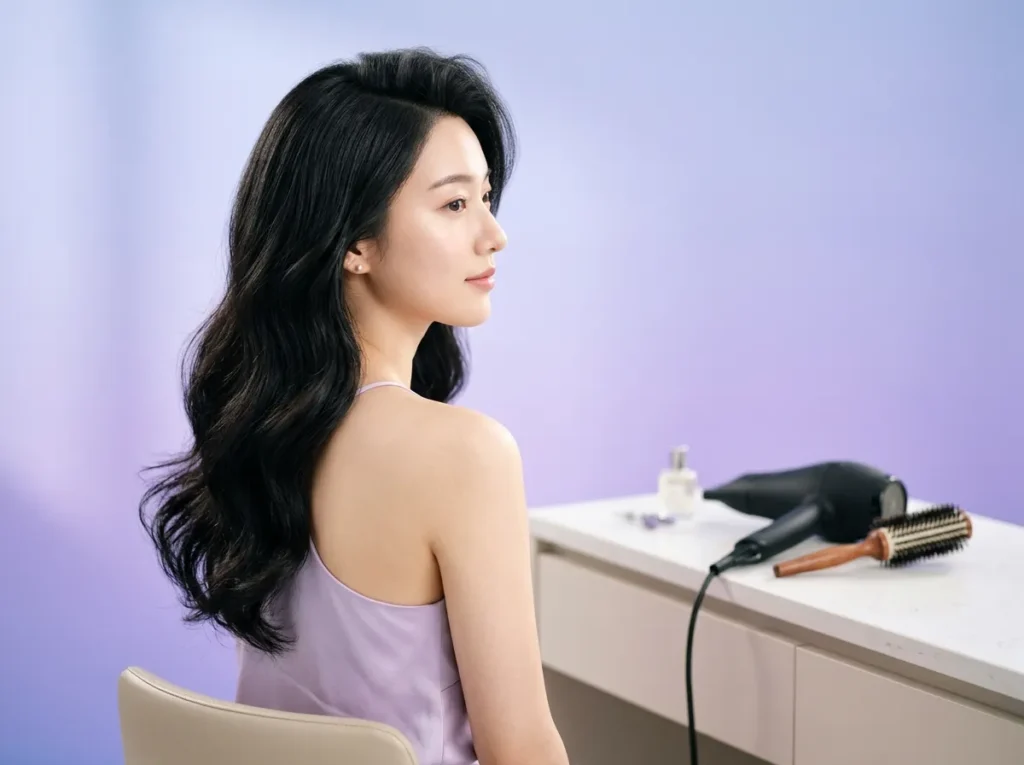 ada cara agar rambut tipis lebih bervolume yaitu dengan cara di styling 
